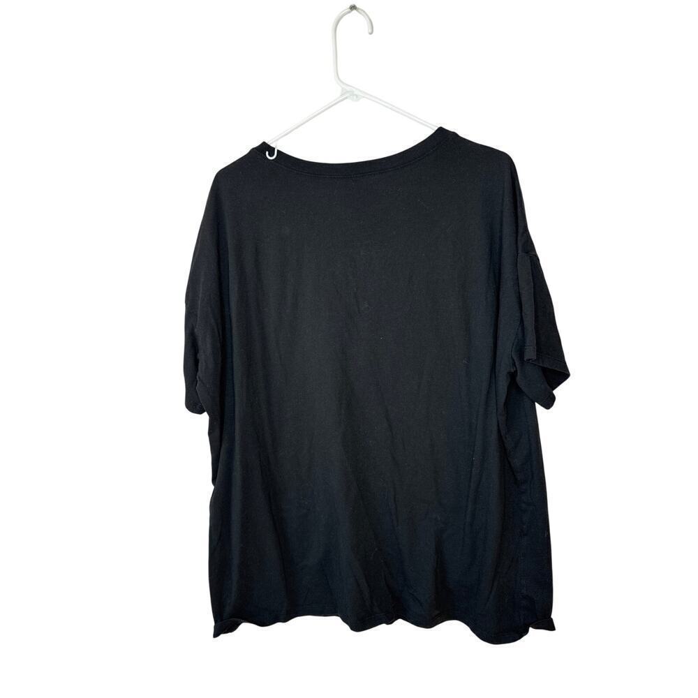 Lynyrd Skynyrd Women’s 2XL Black Rock & Roll Peekaboo Neck T-Shirt Eagle Guitar - Picture 3 of 6